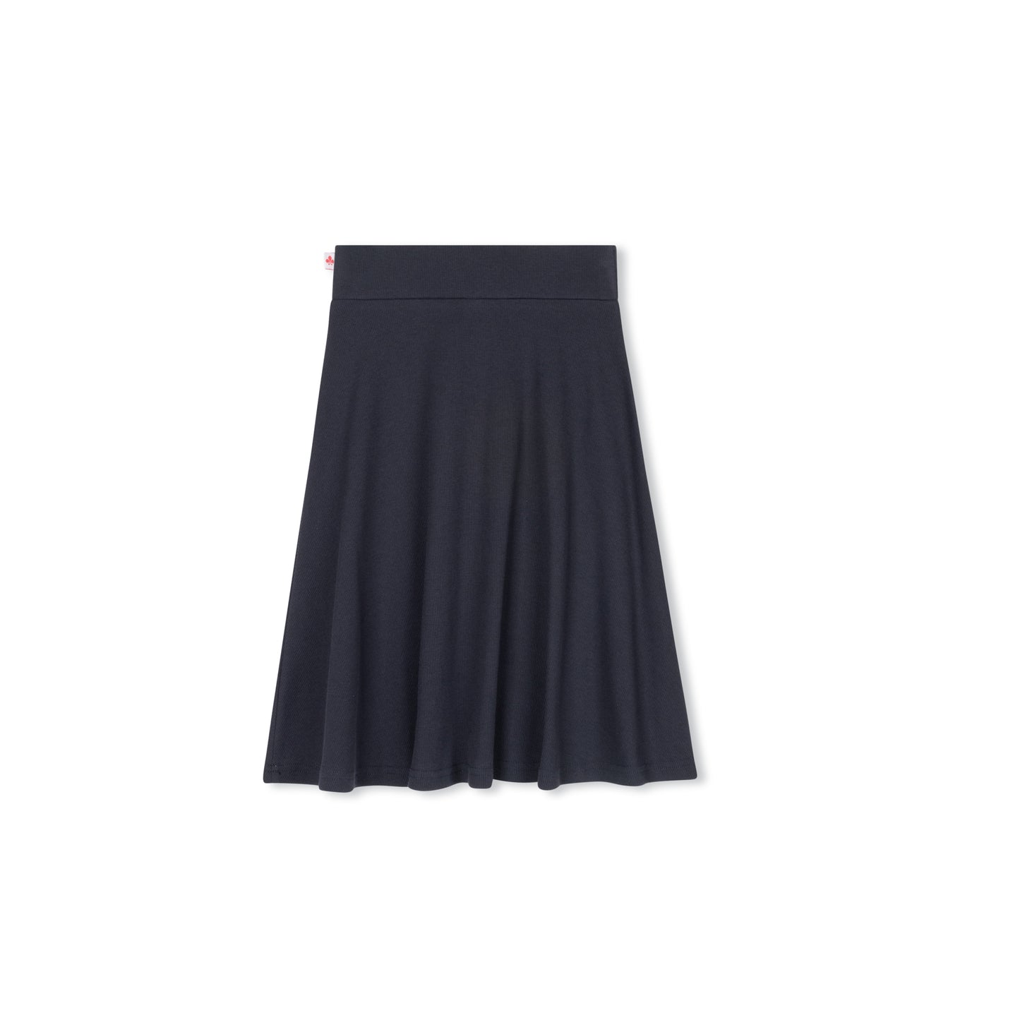 Girls Ribbed Camp Skirt- Navy