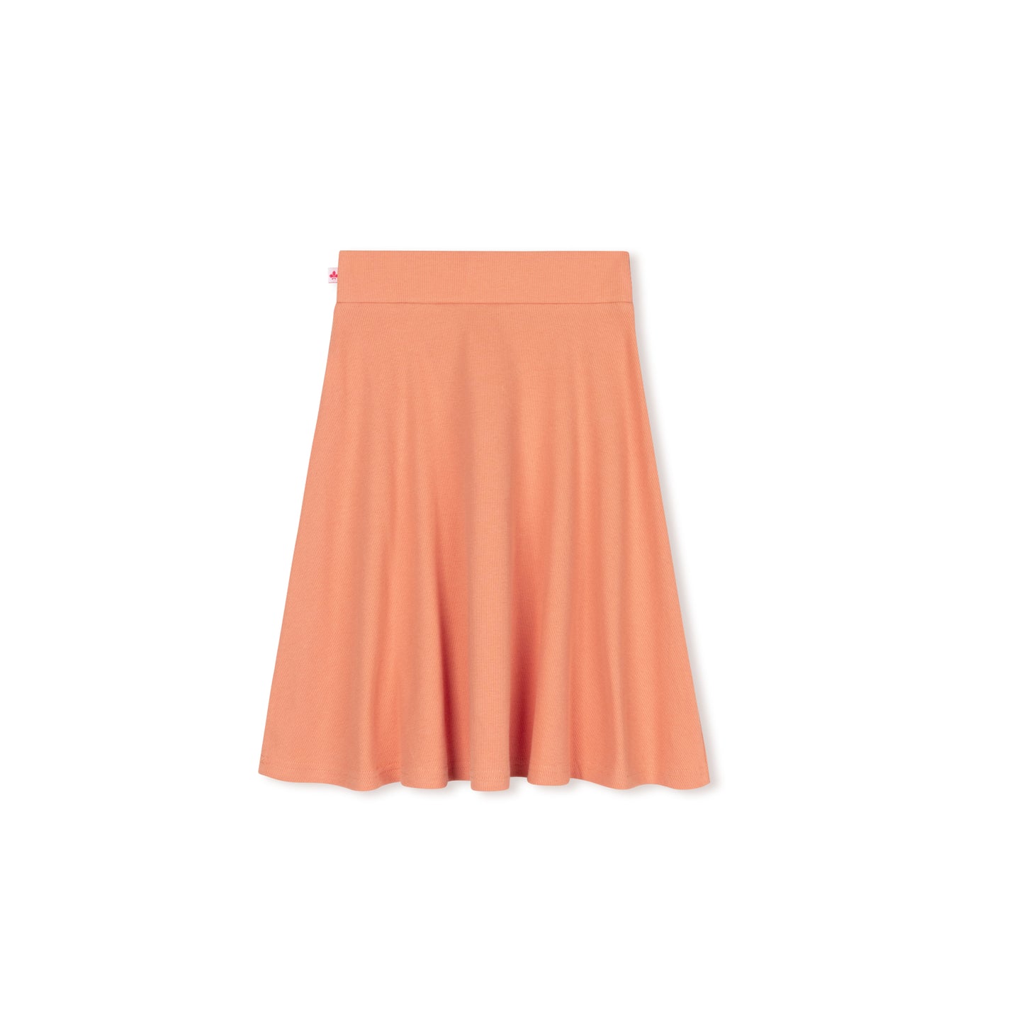 Girls Ribbed Camp Skirt- Peach