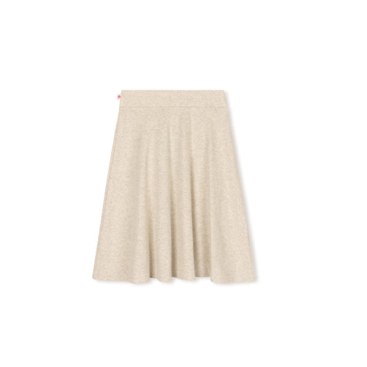 Girls Ribbed Camp Skirt- Oatmeal